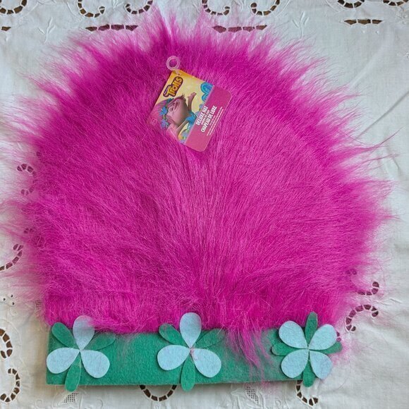 Bright Pink Dreamworks Trolls Hat - NWT - Picture 1 of 7